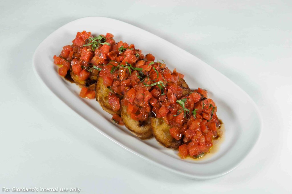 bruschettagiordanos Central Florida Lifestyle Not your normal bruschetta this version adds a touch of balsamic glaze for a sweet finish