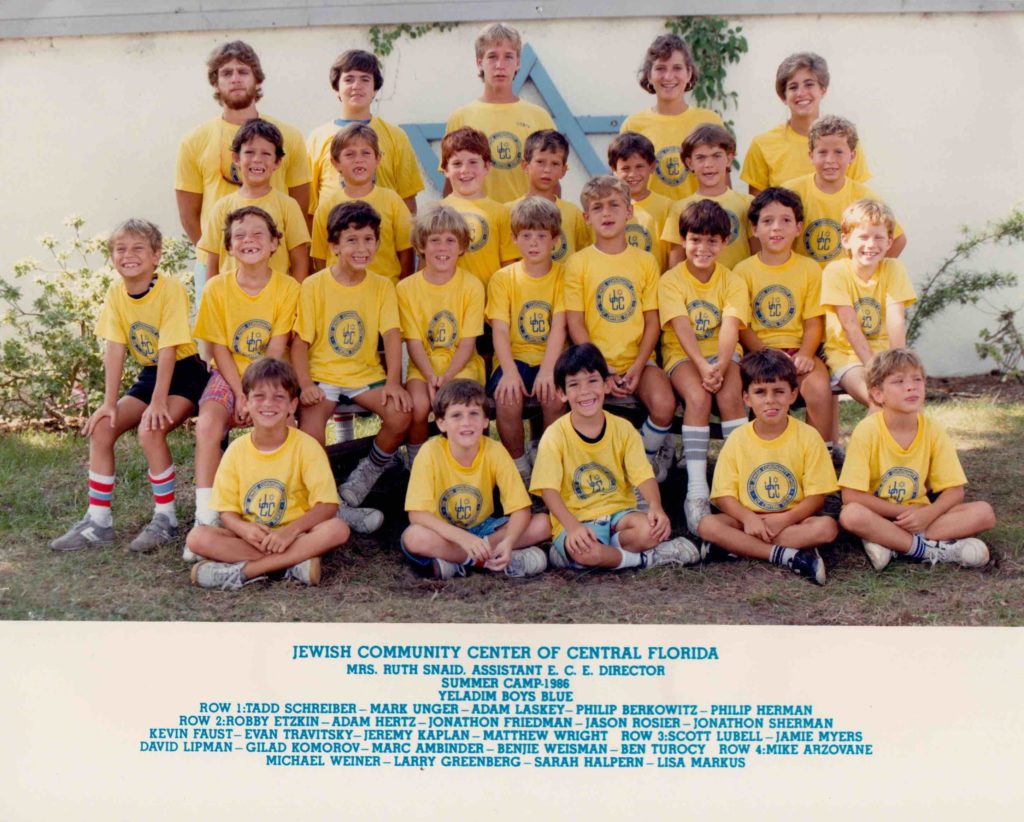 robbyscampgroup Central Florida Lifestyle Robby Etzkin made many friends and lifelong memories at Camp J