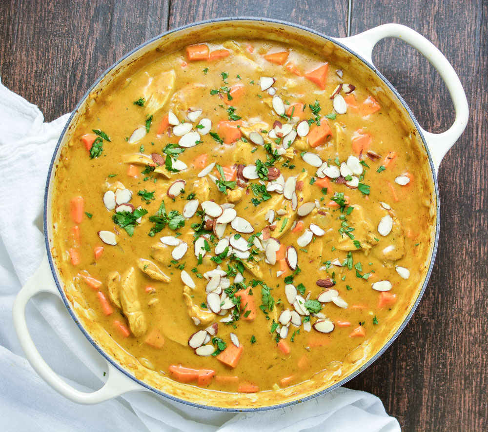 YMCA Recipe: Curried Sweet Potatoes with Almonds