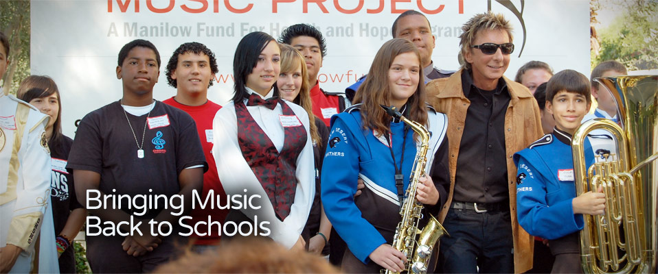 Barry Manilow Donates New Yamaha Piano To Kick Off New Music Instrument Drive For Jones High School In Orlando
