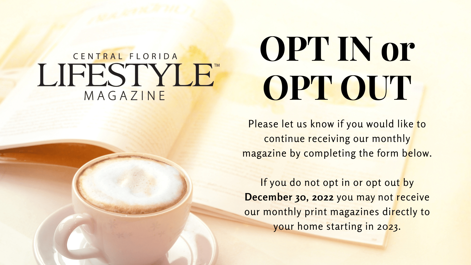 optinoutnoqrcode1 Central Florida Lifestyle