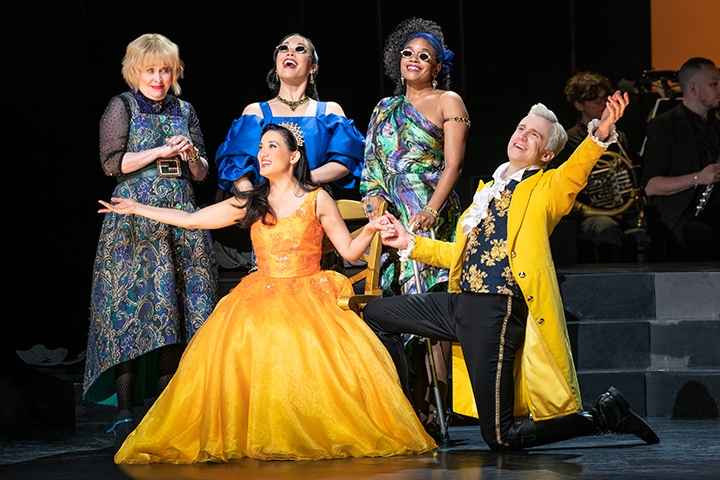 The-company - Central Florida Lifestyle Photo showcasing the company of Into the Woods composed by Stephen Sondheim who passed away recently.