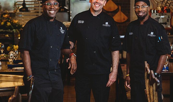 three Hamilton's Kitchen chefs