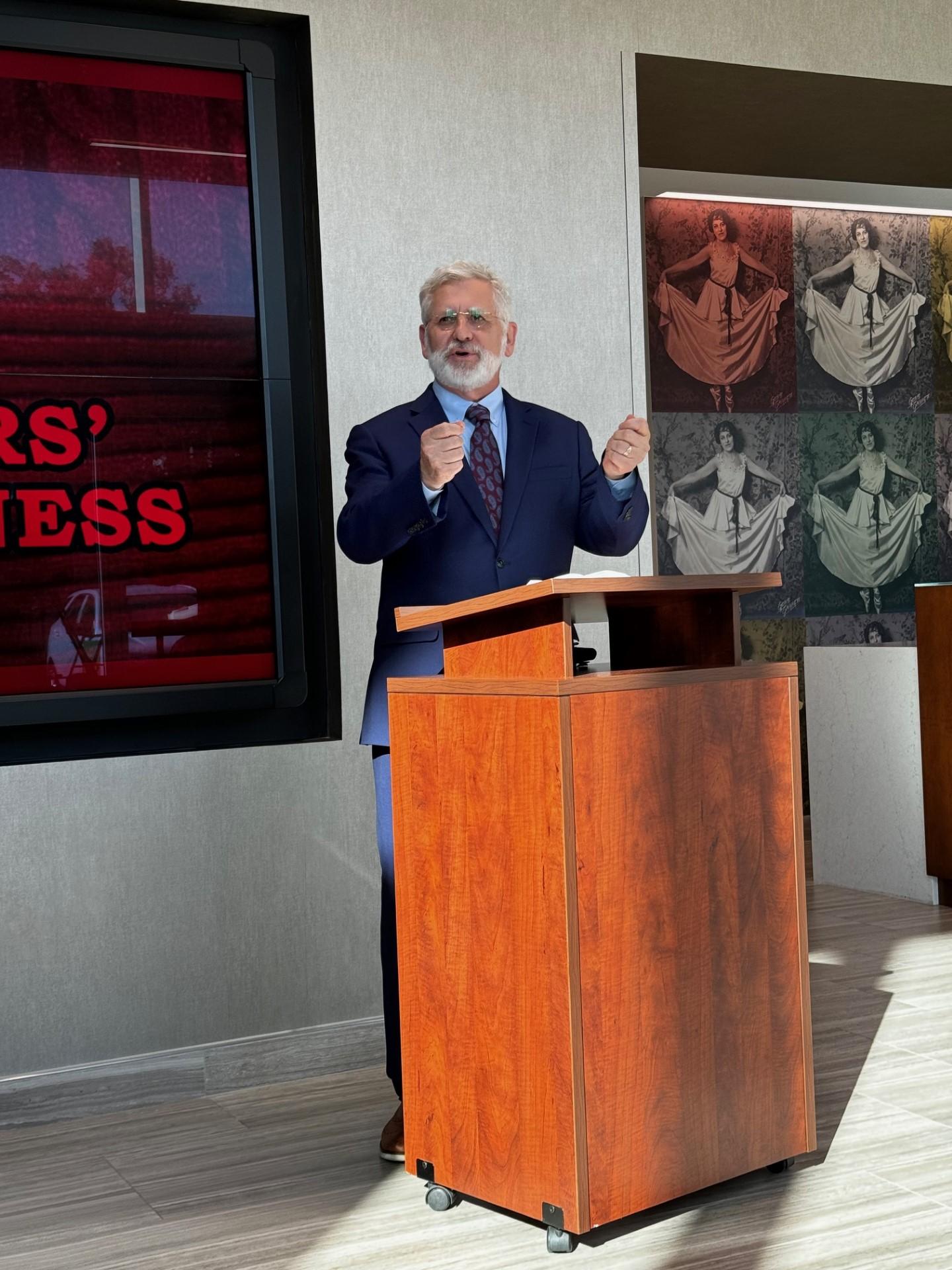 John Sinclair, Rollins College Professor and close friend of Mister Rogers speaks about his character. 